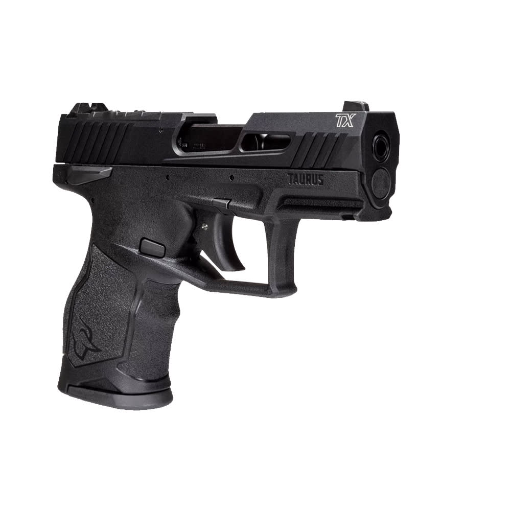 Taurus TX22 COMPACT 22LR 3.6'' Bbl 2x10 rd w/ Optic and Pic Rail Threaded Barrel Polymer Black Semiauto Pistol 1-TX22131-10RD - Main Image