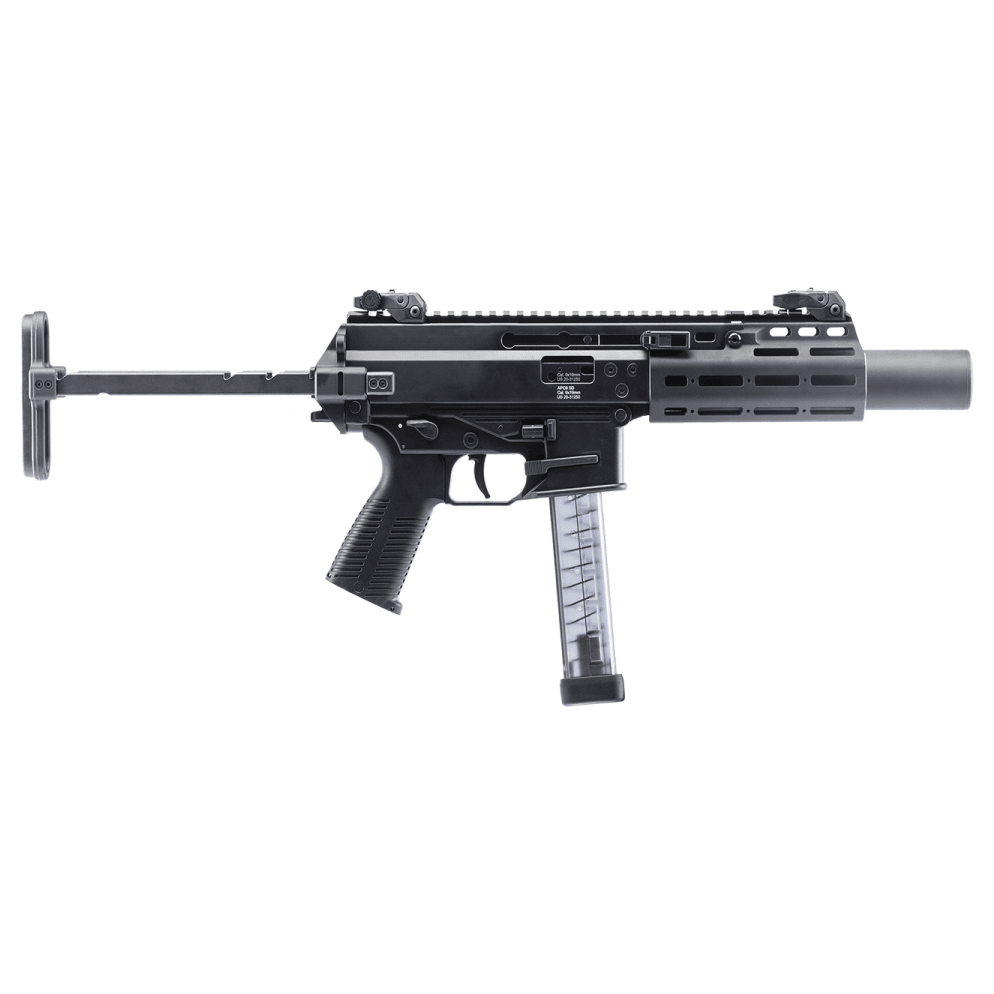 B&T APC9-SD Pro 9x19mm 5.7" (145mm) Bbl Compact Suppressor Tele Brace APC9-SD SMG Series Pistol BT-APC9SD-COMPACT-PISTOL - Main Image