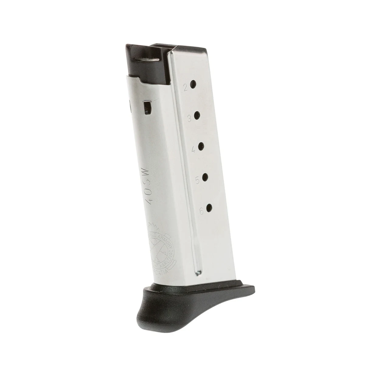 Springfield Armory XD-S Mod.2 .40 S&W 6rd Magazine w/Hook Plate XDSG4006H - Main Image