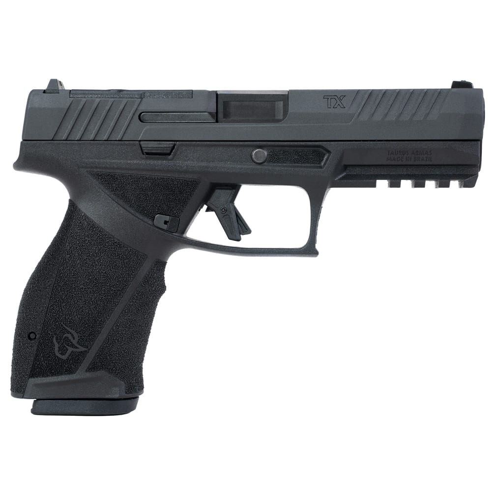 Taurus TX 9MM FULL 4.5 Bbl 2x10 rd Mags Pic Rail Polymer Black Anodized Semiauto Pistol 1-TX9F441-10 - Main Image