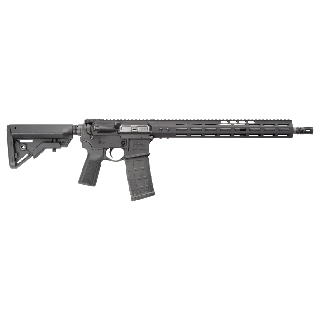 Noveske Chainsaw 5.56mm 1/2x28 1:7 SS 16" Bbl A2 FH NSR-15 M-LOK Love Handle NSS Trigger Bravo Stock Type 23 Grip Black Rifle 2001088 - Main Image