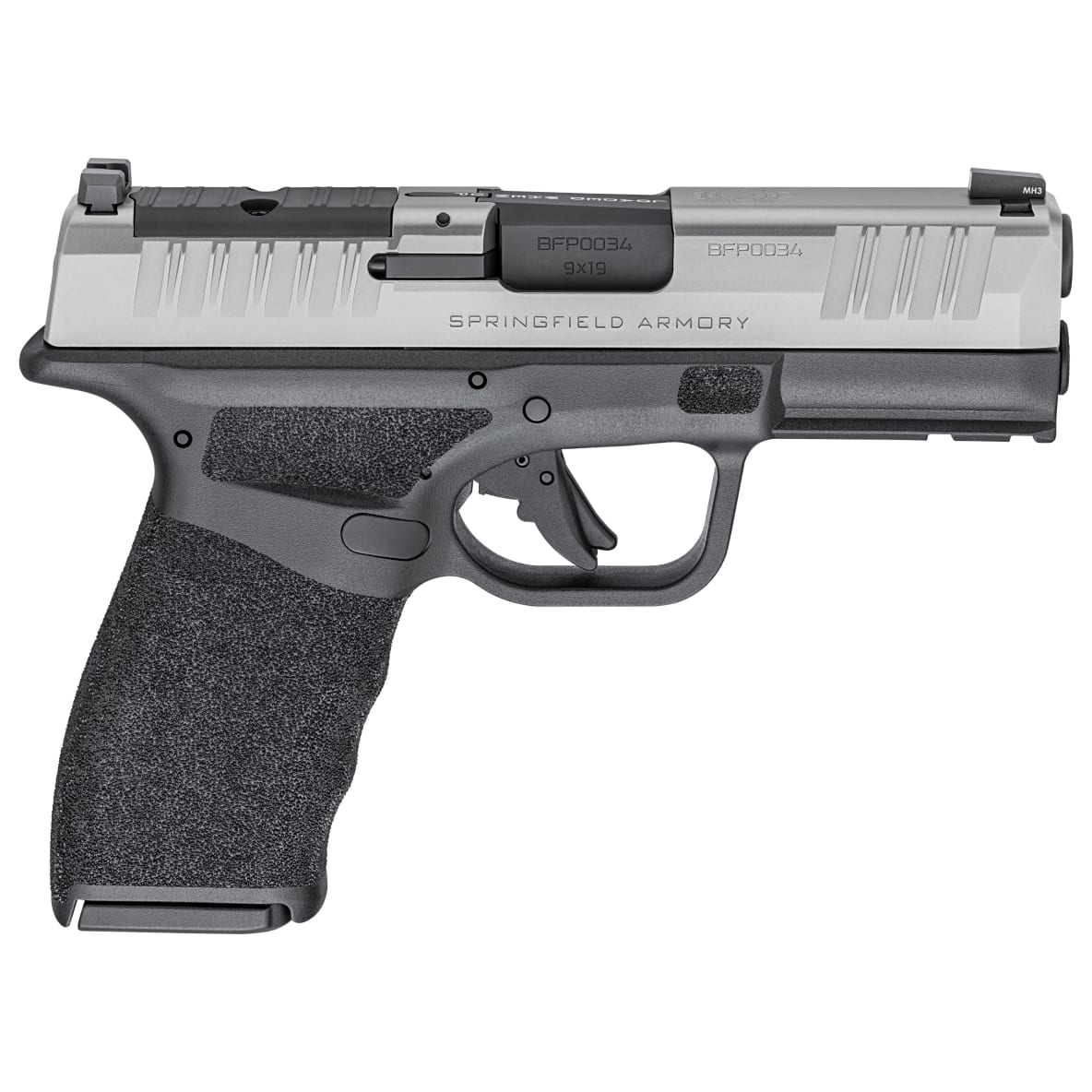 Springfield Armory Hellcat Pro 9mm 3.8"Bbl Black/Stainless Optic Ready CA Compliant Handgun w/U-Dot Tritium Sights, Rail, 2x10rd Mags HCP9379SOSPCA - Main Image