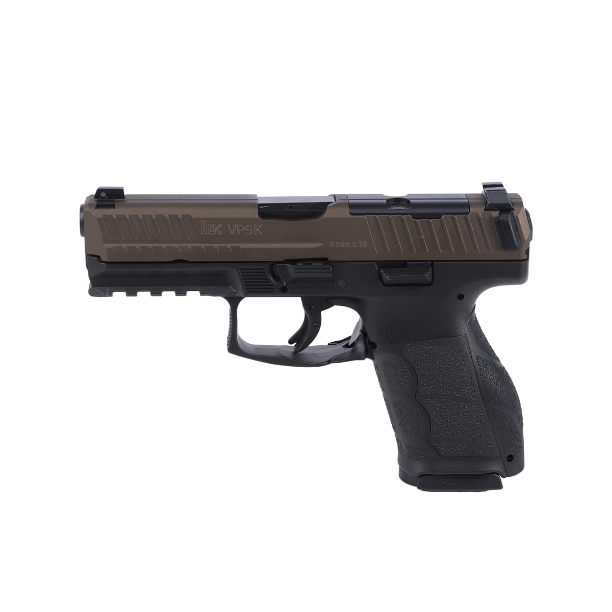 HK VP9A1 K 9mm 4" Bbl Optics Ready Midnight Bronze Pistol w/(2) 10rd Mags 81001300