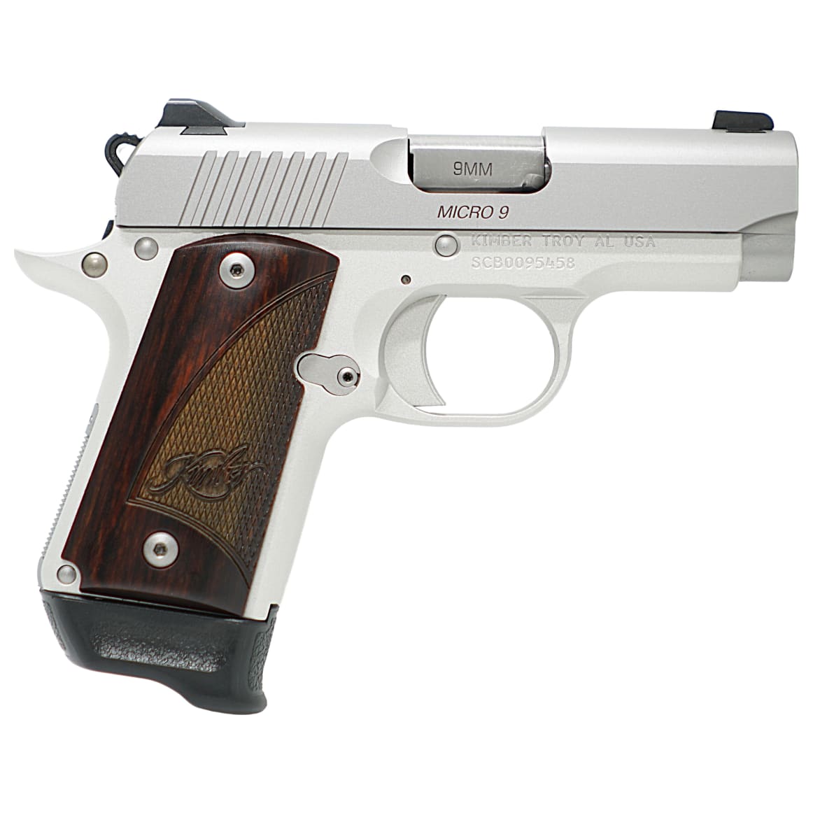 Kimber 9mm Stainless Rosewood RTC-K Bundle (MA Compliant) Micro 9 Pistol 3300255