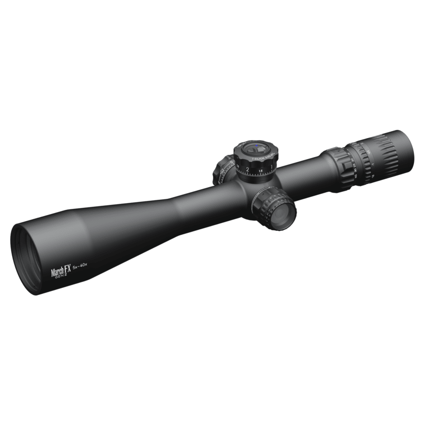 March FX Tactical Gen II 5x-40x56 FML-PDKI Reticle 0.05 MIL Illuminated FFP Riflescope D40V56FIML-G2-FML-PDKI