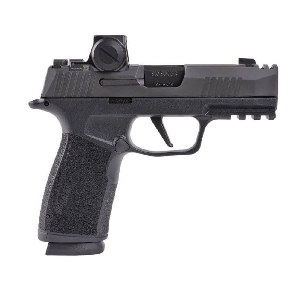 Sig Sauer P365-XMACRO Romeo-X SIG-LOC 9mm 3.1" Bbl Striker X-Ray 3 Sights Polymer Grip BLK Compact Pistol w/(2) 10rd Steel Mags 365XCA-9-COMP-RXSL-10