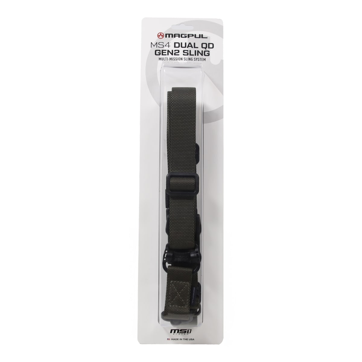 Magpul Industries MS4 Dual QD Multi-Mission Ranger Green Gen 2 AR Sling MAG518-RGR
