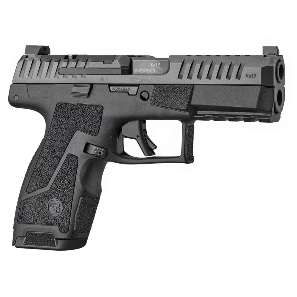 CZ Duty 4.0C 9mm 4" Bbl OR H3 Night Sights Ambi Slide Stop/Mag Catch Poly Frame & Grip Black Pistol w/(2) 17rd Mags 95098 - Main Image