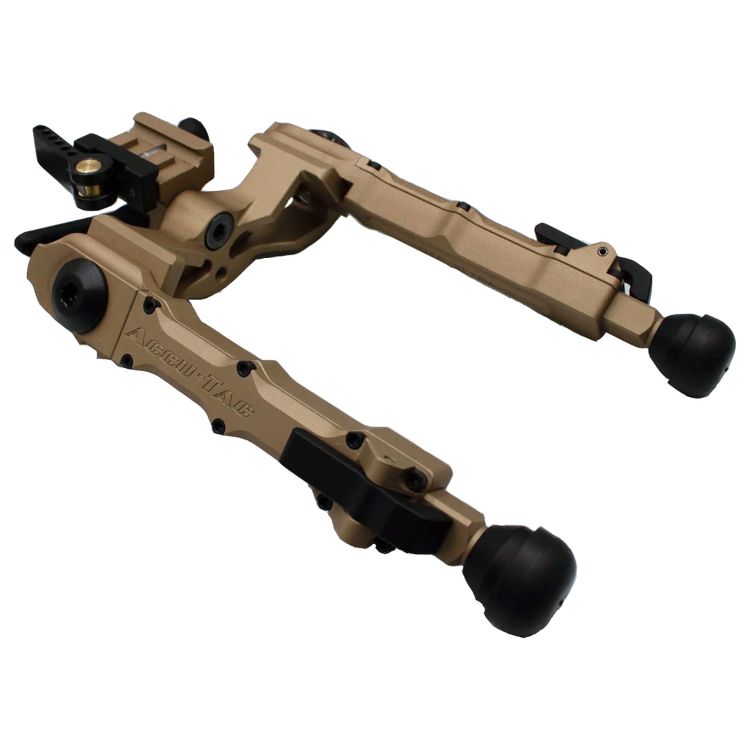 Accu-Tac FDE/TAN WB-4 Wide Body Bipod Picatinny TWBB-0400