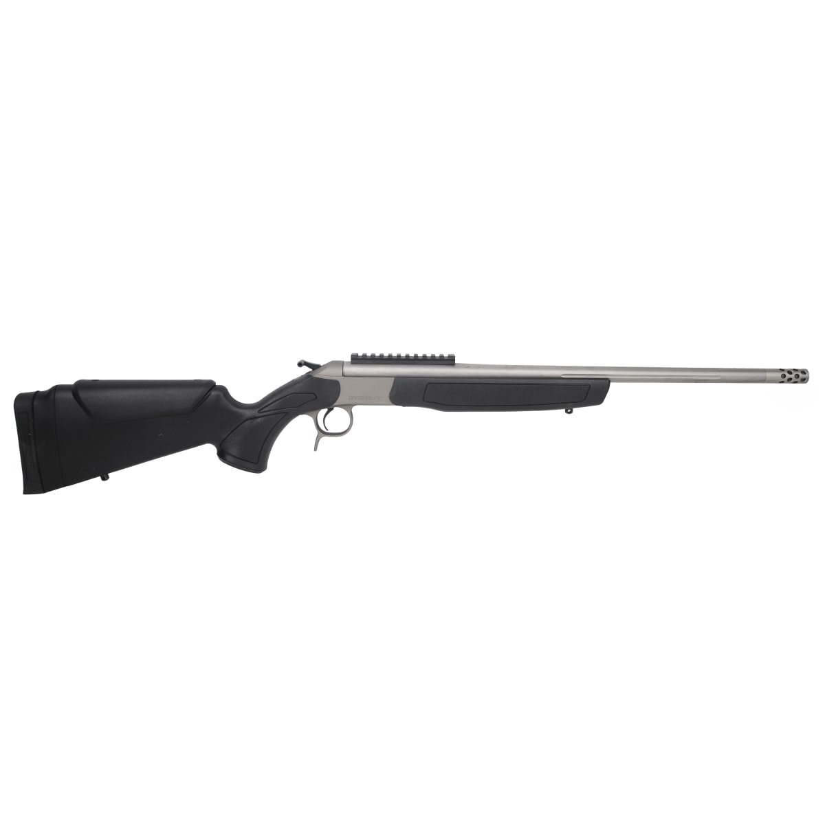 CVA Centerfire Scout SS TD .308 Win 20" 1:10" 5/8x24 Bbl Stainless Steel/Black Rifle w/Omni Brake & 0 MOA Pic Rail CR4437S