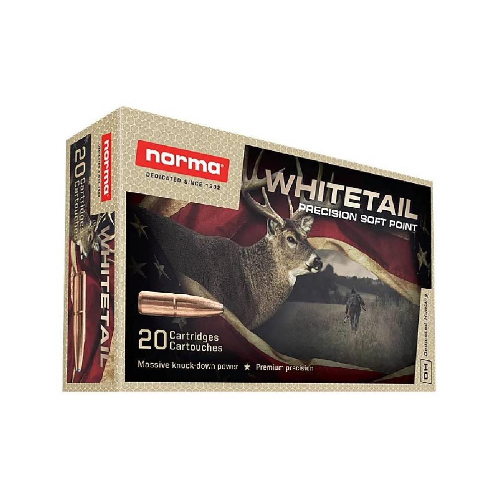 Norma Whitetail .350 Legend 155gr Sierrasp Centerfire Rifle Ammo (20/box) 603404704