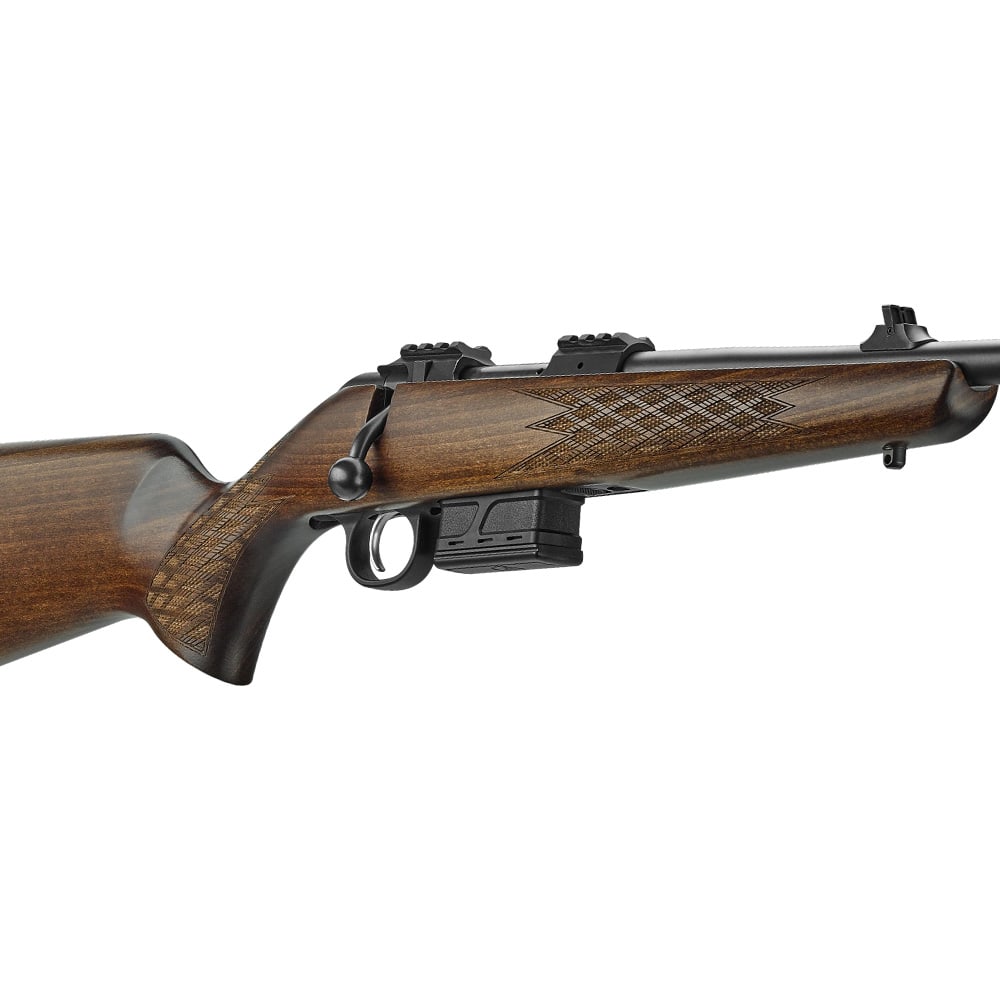 CZ-USA 600+ .300 AAC Blackout 9/16X24 18" Bbl Single-Stage Adjustable Trigger 10rd Capacity Beechwood Stock Centerfire Carbine 7440 - Additional Image 1