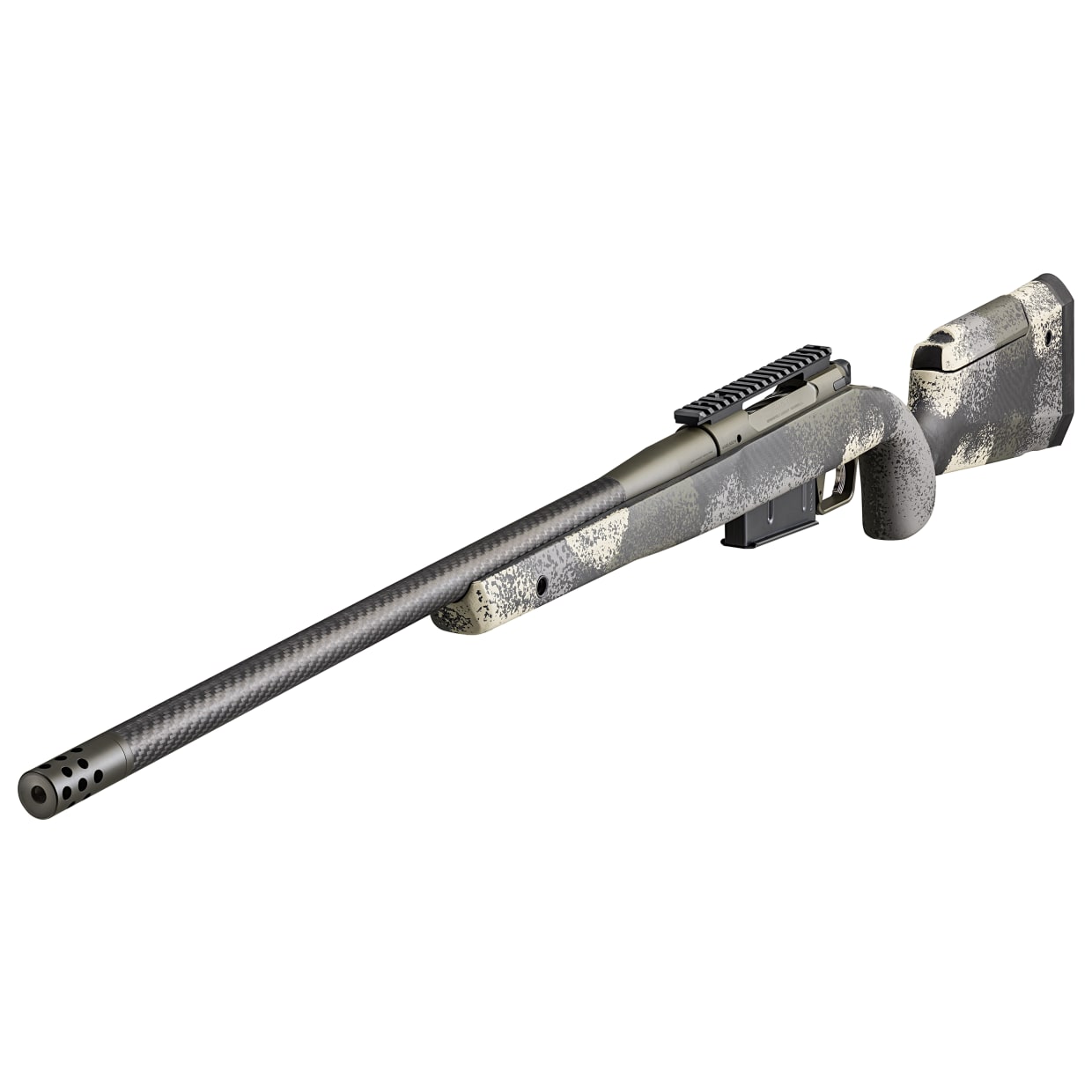 Springfield Armory Model 2020 Waypoint .300 PRC 24"Carbon Fiber Bbl Evergreen Rifle w/Adj Carbon Fiber Stock, Pc Rail,1x3rd AICS Mag BAW924300PRCCFGA - Main Image