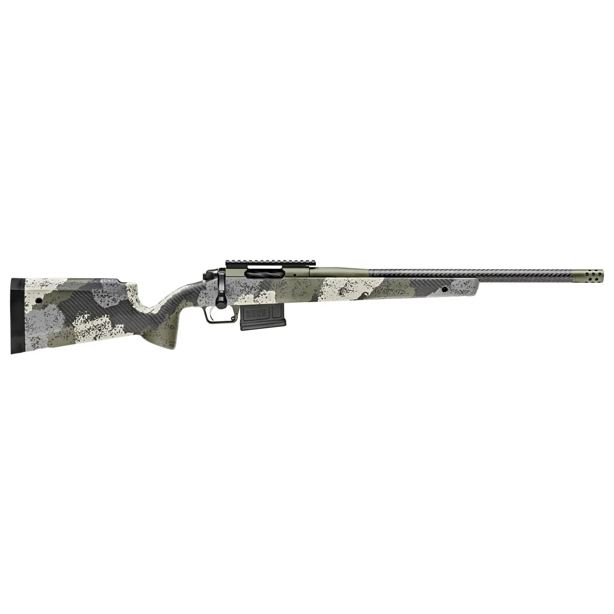 Springfield Armory Model 2020 Waypoint .308 Win 20" Carbon Fiber Bbl Evergreen Rifle w/ Carbon Fiber Stock, Pc Rail, 1x5rd AICS Mag BAW920308CFG - Main Image
