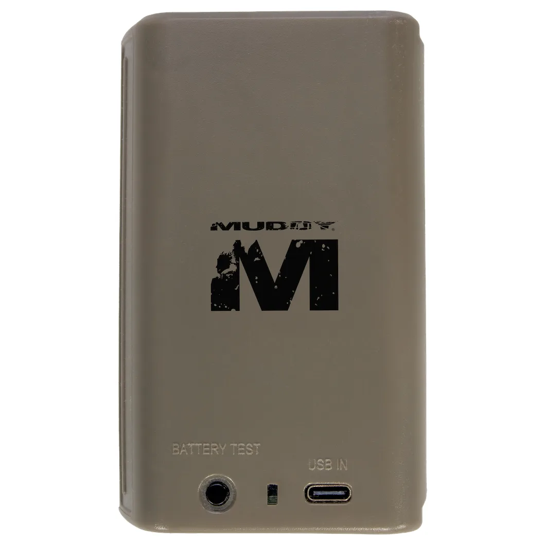 Muddy Rechargeable 5000mAh Lithium-Ion Battery Pack for Matrix 2.0 & Trifecta 180 Trailcams w/ USB Cable MUD-RLCMAX - Main Image