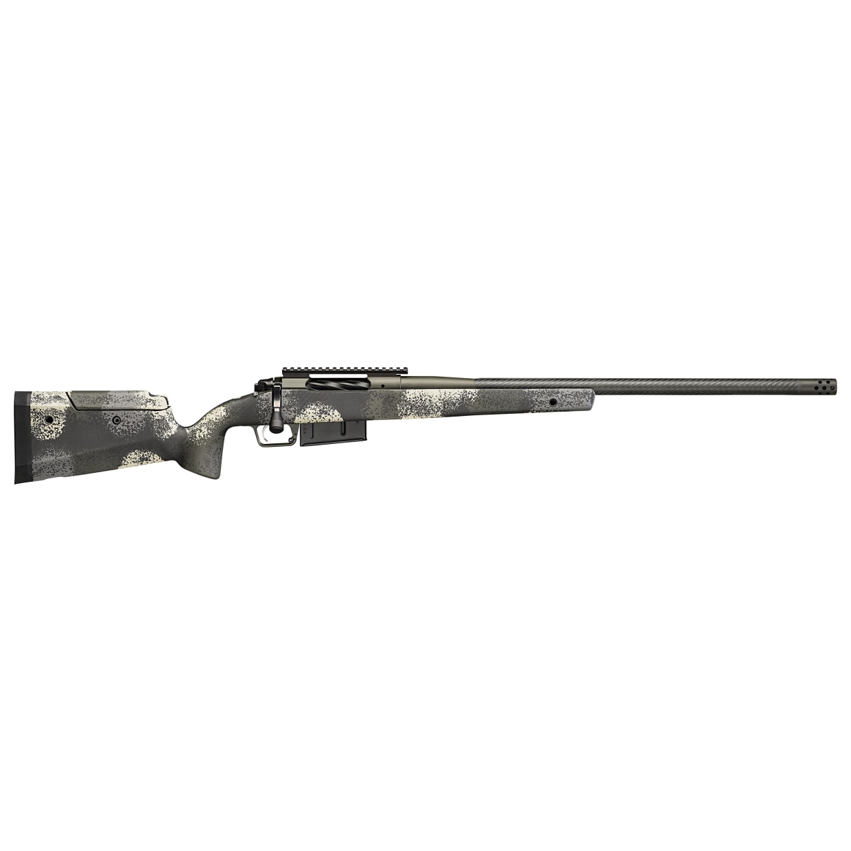 Springfield Armory Model 2020 Waypoint 7mm PRC 24" Carbon Fiber Bbl Evergreen Rifle w/ Adj Carbon Fiber Stock, Pc Rail, 1x3rd AICS Mag BAW9247PRCCFGA - Main Image