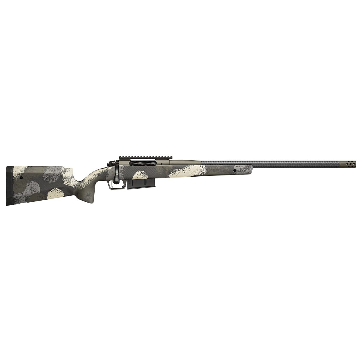 Springfield Armory Model 2020 Waypoint .300 Win Mag 24" Carbon Fiber Bbl Evergreen Rifle w/Carbon Fiber Stock, Pc Rail, 1x3rd AICS Mag BAW924300WMCFG - Main Image