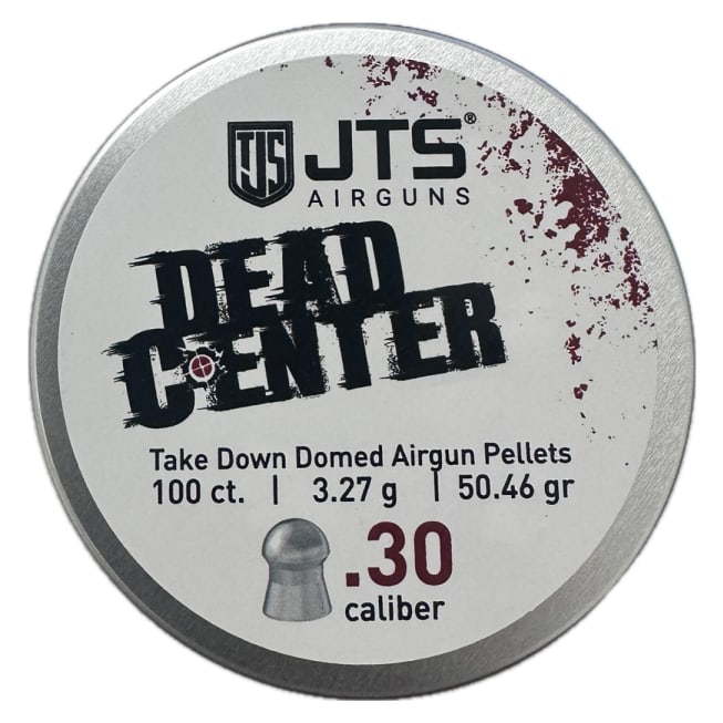 JTS Dead Center Precision .30 Cal 3.25g (50.15gr) Domed Pellets (100 ct) Bulk Package JAC134 - Main Image