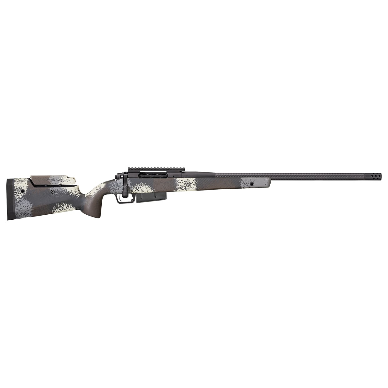 Springfield Armory Model 2020 Waypoint 7mm PRC 24" Carbon Fiber Bbl Ridgeline Rifle w/ Adj Carbon Fiber Stock, Pc Rail, 1x3rd AICS Mag BAW9247PRCCFDA - Main Image
