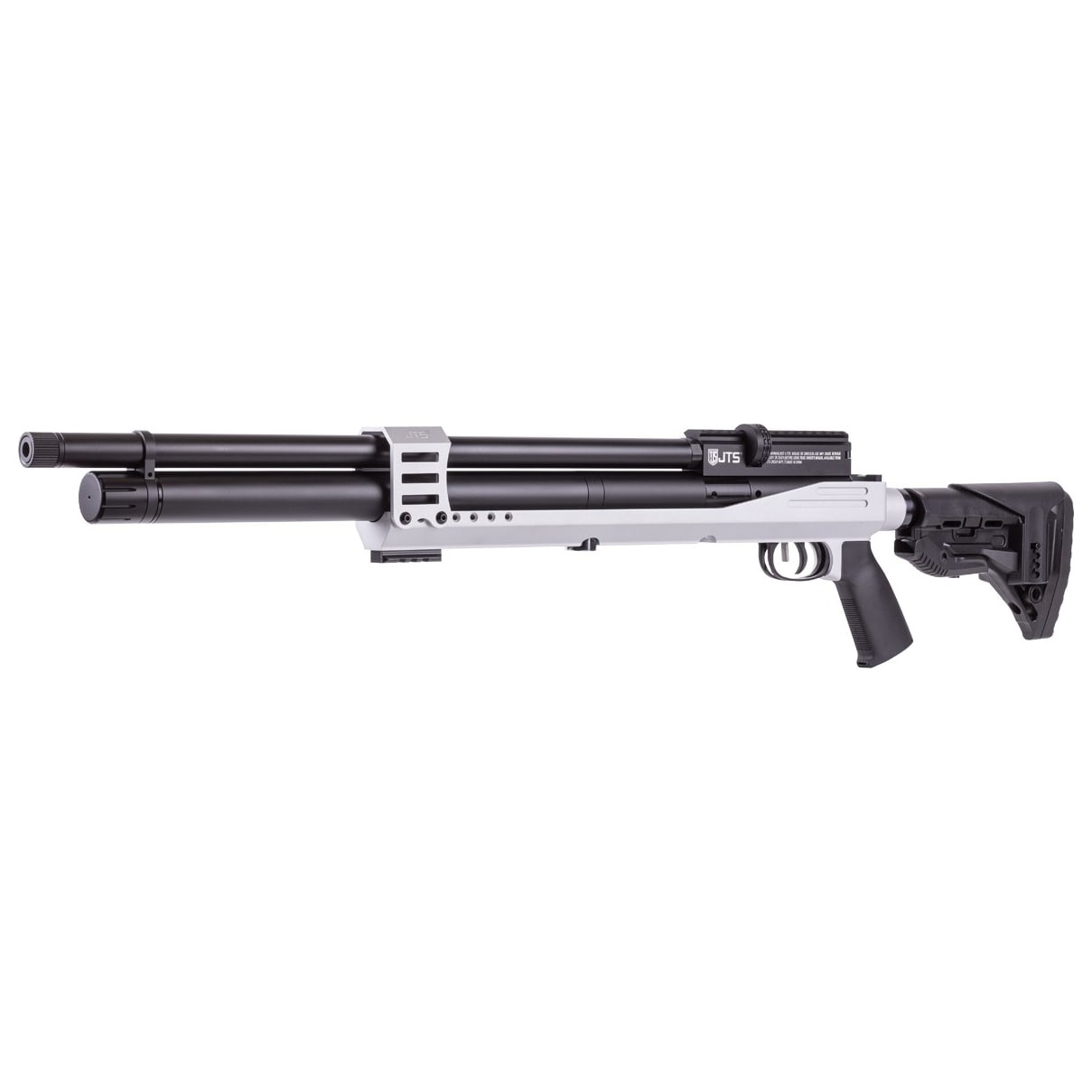 JTS Airacuda PRS MAX .22 Cal Aluminum Chassis Silver PCP Air Rifle JAGPRSM22S - Main Image