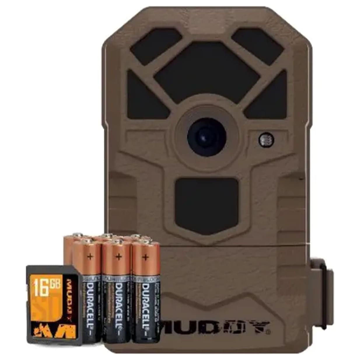 Muddy Pro Cam 14MP Trailcam w/ 8 AA Batteries, 16 GB SD Card, 720p 30fps Video, 80ft Detection Range MUD-MTC100K - Main Image