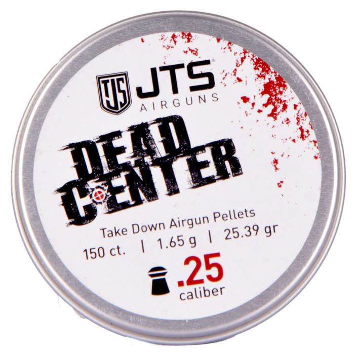JTS Dead Center Precision .25 Cal 1.645g (25.39gr) Domed Pellets (150 ct) Bulk Package JAC102 - Main Image