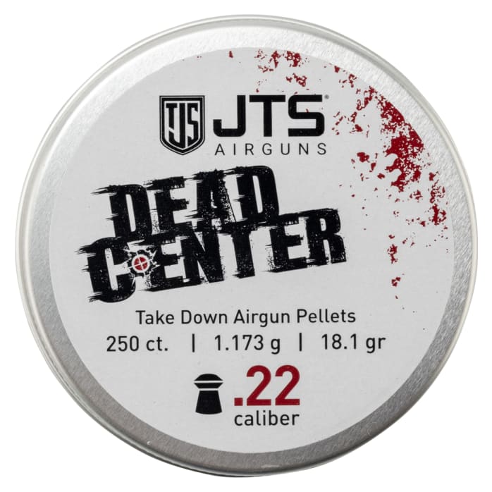 JTS Dead Center Precision .22 Cal 1.175g (18.13gr) Domed Pellets (250 ct) Bulk Package JAC100 - Main Image