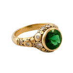 Alex Sepkus 18K and Diamond "Circle" Ring