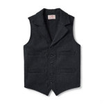 Filson Mackinaw Western Vest Charcoal LG 10682