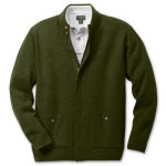 Filson SM Moss Green Lightweight Zip Cardigan 11009-MS