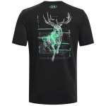 Under Armour Elk Skelmatic Short Sleeve Tee Black/Antifreeze MD 1357925-003006