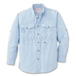 Filson SM Blue Islamorada Fishing Shirt FIL-10379-LB