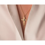 Alex Sepkus 18K Spring Cross Pendant M-10315
