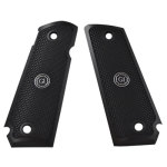 Guncrafter Aluma-Grips Black Gov BT Std w/ GI logo GI-AG-GBT-005