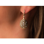 Alex Sepkus 18K and Diamond "Tear Drop" Earrings E-186D