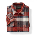 Filson Vintage Flannel Work Shirt RdCreamBlu XXL FCO-015225 FIL-10689-RdCreamBlu-XXL