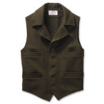 Filson XL Green Mackinaw Western Vest 10057