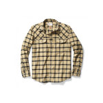 Filson Hunting Shirt Flannel Camel Black MD 10497