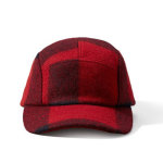 Filson 5 Panel Cap Red Black 30236