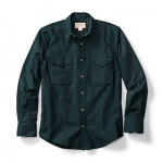 Filson Hunting Shirt Flannel Hunter Green LG 10497