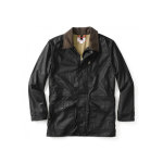 Filson Cover Cloth Mile Marker Coat Black MD 10409
