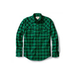 Filson Hunting Shirt Flannel Green Black MD 10497
