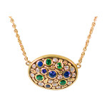 Alex Sepkus 18K, Sapphire and Diamond Constellation Pendant
