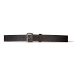 Filson 34 Brown/Stainless 1.5" Leather Belt 63202198210