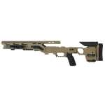 Cadex Dual Strike Sako TRG-22 SA .308 Win. Hybrid Tan/Black Skeletonized Chassis STKDL-SKO-RH-XSA
