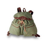 Blaser Moose Leather and Linen Rucksack