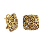 Alex Sepkus 18K and Diamond "Flying Ovals" Earrings