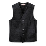 Filson Xlong Mackinaw Vest Charcoal XL-LONG FCO-012291 FIL-10056-Charcoal-XL-LONG