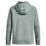 Under Armour Women's Rival Antler Fleece Hoodie Opal Green/Afterglow LG 1368117-781001