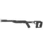 AKILA Chassis System Suitable for Blaser R8 Bolt Action Rifle w/Polymer Fittings, Folding Right RH/LH Black w/AKILA Adj. Buttstock 101ACSR8POMFR